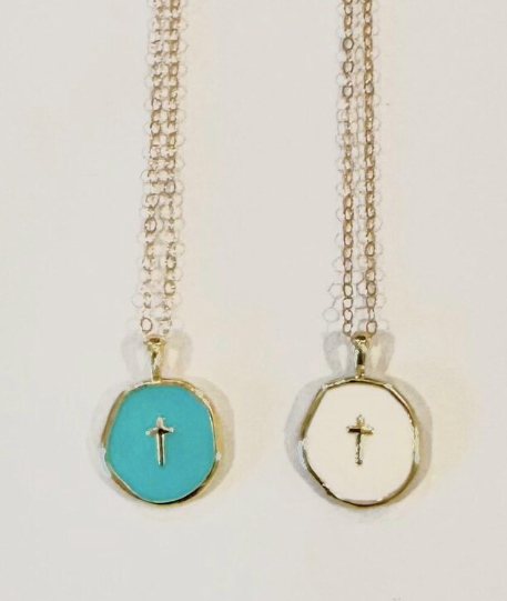 Enamel Charm Necklace